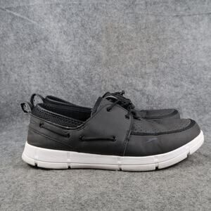 Speedo Shoes Mens 9 Casual Boat Water Sneakers Port Lightweight Breathable Grey